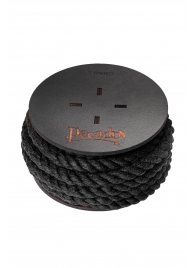 Черная веревка для шибари на катушке - 5 м. - Pecado - купить с доставкой в Архангельске