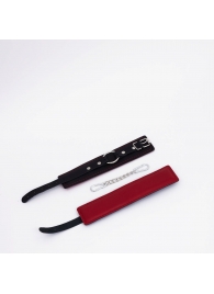 Черно-красные кожаные оковы - Crazy Handmade - купить с доставкой в Архангельске