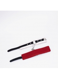 Бело-красные кожаные оковы - Crazy Handmade - купить с доставкой в Архангельске