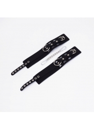 Черные кожаные оковы Sex - Crazy Handmade - купить с доставкой в Архангельске