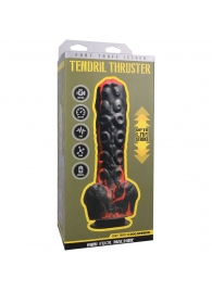 Черно-красная мини-машина на присоске Tendril Thruster - 21,6 см. - Doc Johnson - купить с доставкой в Архангельске