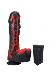 Черно-красная мини-машина на присоске Tendril Thruster - 21,6 см. - Doc Johnson - купить с доставкой в Архангельске