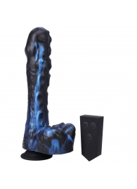 Черно-синяя мини-машина на присоске Tendril Thruster - 21,6 см. - Doc Johnson - купить с доставкой в Архангельске