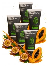 Набор из 5 съедобных лубрикантов JUJU со вкусом тропических фруктов - JuJu - купить с доставкой в Архангельске
