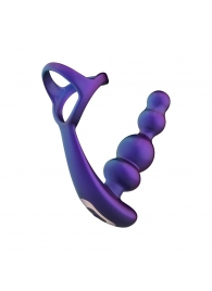 Фиолетовое эрекционное виброкольцо с анальной ёлочкой Stellar Force - ONE DC B.V. - в Архангельске купить с доставкой