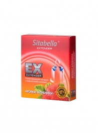 Стимулирующая насадка Sitabella Extender  Клубника - Sitabella - купить с доставкой в Архангельске