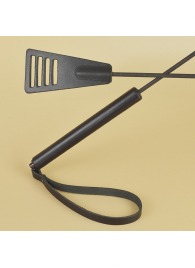 Черный кожаный стек «Сириус» - 60 см. - Sitabella - купить с доставкой в Архангельске