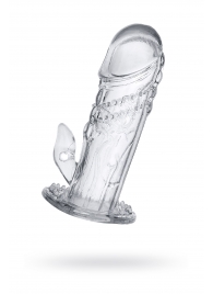 Прозрачная насадка на пенис Uco - 13 см. - A-toys - в Архангельске купить с доставкой