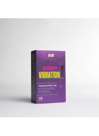 Стимулирующий гель с эффектом вибрации Blackberry Vibration - 15 мл. - INTT - купить с доставкой в Архангельске