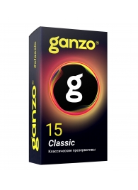 Классические презервативы с обильной смазкой Ganzo Classic - 15 шт. - Ganzo - купить с доставкой в Архангельске