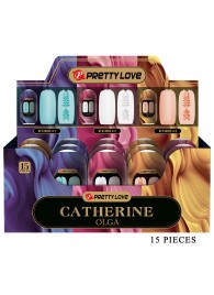 Набор из 15 мастурбаторов Catherine Olga - Baile - в Архангельске купить с доставкой