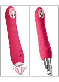 Малиновая насадка на душ с вибрацией Showers to orgasm - 20,1 см. - Orion - купить с доставкой в Архангельске