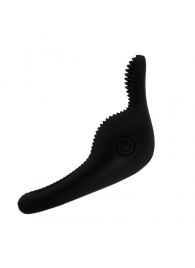 Чёрное эрекционное виброкольцо Thimble - Baile - в Архангельске купить с доставкой