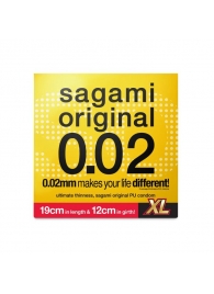 Презерватив увеличенного размера Sagami Original 0.02 XL-size - 1 шт. - Sagami - купить с доставкой в Архангельске