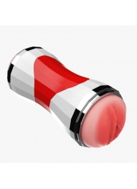 Двусторонний мастурбатор в колбе Power Grip Cup - вагина и ротик - Boys of Toys - в Архангельске купить с доставкой