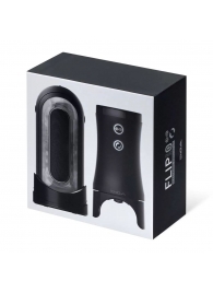 Набор Tenga Flip Zero Electronic Vibrotation: мастурбатор с вибрацией и устройство вращения - Tenga - в Архангельске купить с доставкой