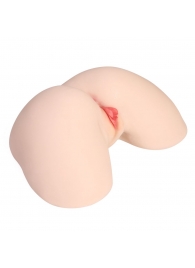 Мастурбатор-полуторс с двойным слоем материала и вибрацией Jenny Onahole Real Hips - KOKOS - в Архангельске купить с доставкой