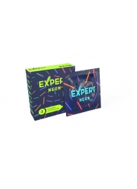 Светящиеся в темноте презервативы Expert Neon - 3 шт. - Expert - купить с доставкой в Архангельске