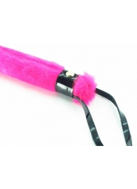 Нежная плеть с розовым мехом BDSM Light - 43 см. - БДСМ Арсенал - купить с доставкой в Архангельске