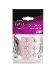 Прозрачная сквозная насадка на пенис с цветными шариками - Erowoman-Eroman - в Архангельске купить с доставкой