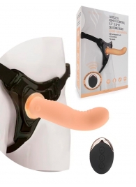 Женский вибрострапон со съемной насадкой и пультом ДУ - Erokay - купить с доставкой в Архангельске