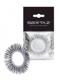 Круглое эрекционное кольцо с длинными «ресничками» - Sextaz - в Архангельске купить с доставкой