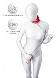 Красный ошейник с подкладкой из меха - ToyFa - купить с доставкой в Архангельске