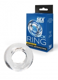 Прозрачное эрекционное кольцо-бублик - Sex Expert - в Архангельске купить с доставкой