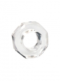 Прозрачное эрекционное кольцо в форме гайки - Sex Expert - в Архангельске купить с доставкой