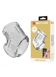 Прозрачная насадка на пенис и мошонку - Baile - в Архангельске купить с доставкой