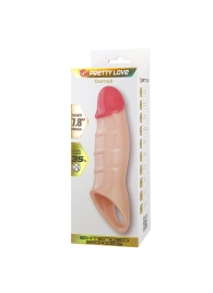 Телесная удлиняющая насадка на пенис Darnel - Baile - в Архангельске купить с доставкой