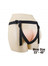 Черные трусики харнесс с платформой Caludio I - Baile - купить с доставкой в Архангельске