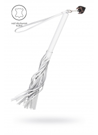 Белая кожаная плеть - 50 см. - Pecado - купить с доставкой в Архангельске