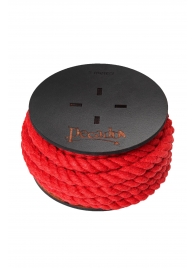 Красная веревка для шибари на катушке - 5 м. - Pecado - купить с доставкой в Архангельске