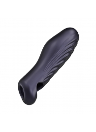 Сливовая силиконовая насадка на пенис с подхватом Manwan Ryzer - Manwan - в Архангельске купить с доставкой