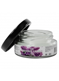 Массажная свеча «Сирень» - 50 мл. - SGAN - купить с доставкой в Архангельске