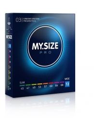 Презервативы MY.SIZE размер 72 - 3 шт. - My.Size - купить с доставкой в Архангельске