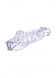 Прозрачная насадка-удлинитель Length Enhancer с подхватом - 16 см. - NMC - в Архангельске купить с доставкой