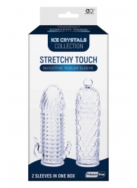 Набор из 2 прозрачных насадок на член Seductive Tickler Sleeves Set - NMC - в Архангельске купить с доставкой