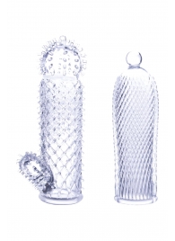 Набор из 2 прозрачных насадок на член Seductive Tickler Sleeves - NMC - в Архангельске купить с доставкой