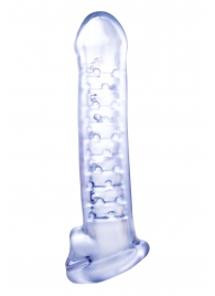 Прозрачная насадка-удлинитель Stretchy Touch - 18 см. - NMC - в Архангельске купить с доставкой