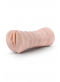 Телесный мастурбатор-вагина Ayumi с вибрацией - Blush Novelties - в Архангельске купить с доставкой