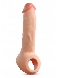 Телесная насадка-удлинитель Thrive 8.75 Inch Realistic Penis Extender Sleeve - 22,2 см. - Blush Novelties - в Архангельске купить с доставкой