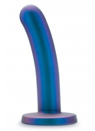 Синяя насадка с гладкой поверхностью Surrender 5.75 Inch Intermediate Pegging Dildo - 14,6 см. - Blush Novelties - купить с доставкой в Архангельске