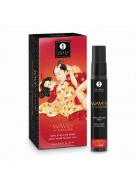 Оральный спрей Waves of Pleasure с ароматом клубники и шампанского - 20 мл. - Shunga - купить с доставкой в Архангельске