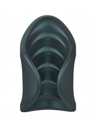 Серый сквозной мастурбатор с вибрацией Manwan Starter - Manwan - в Архангельске купить с доставкой