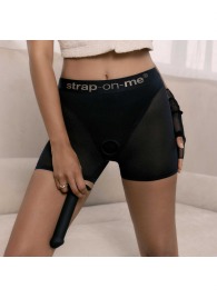 Трусики-шорты для фиксации насадок Strap-on-me Harness Lingerie Halo - size M - Strap-on-me - купить с доставкой в Архангельске