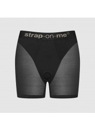 Трусики-шорты для фиксации насадок Strap-on-me Harness Lingerie Halo - size XL - Strap-on-me - купить с доставкой в Архангельске