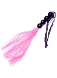 Розовая силиконовая плеть - 35,5 см. - Boys of Toys - купить с доставкой в Архангельске