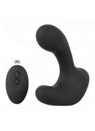 Черная анальная вибропробка с функцией расширения RC Butt Plug with 3 functions - Orion - в Архангельске купить с доставкой